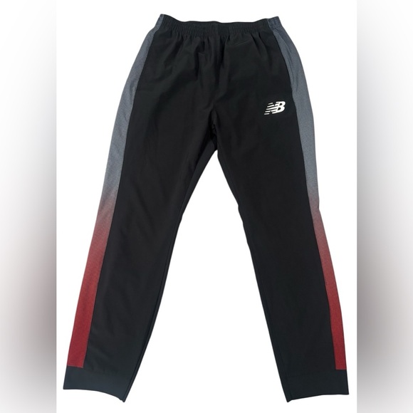 New Balance Men's Woven Jogger Pants Size L (Waist 30in) Black Stretch Fabric - Picture 1 of 3
